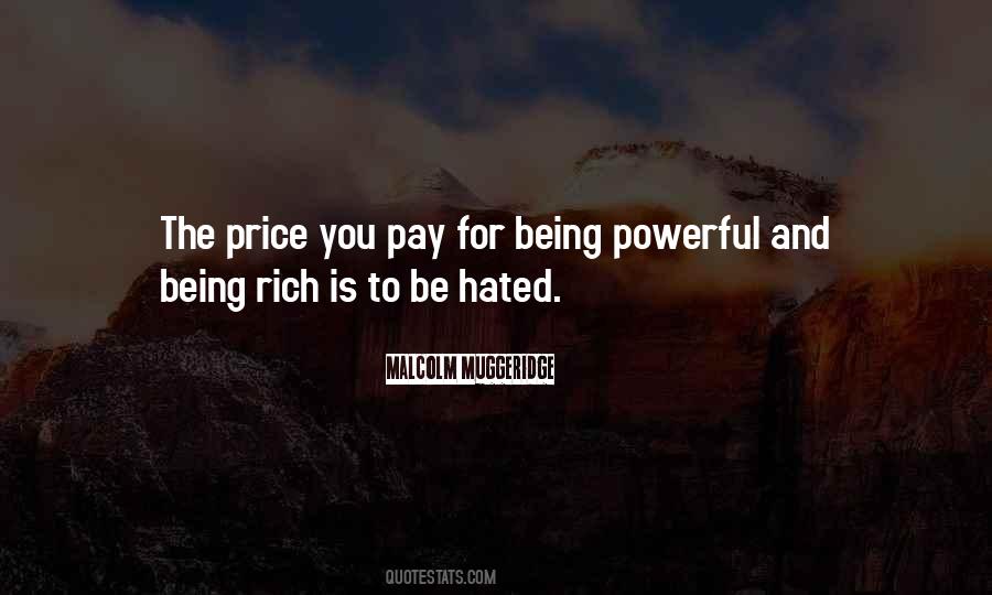 Being Rich Quotes #1091501