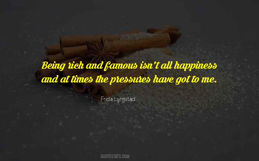 Being Rich Quotes #13050