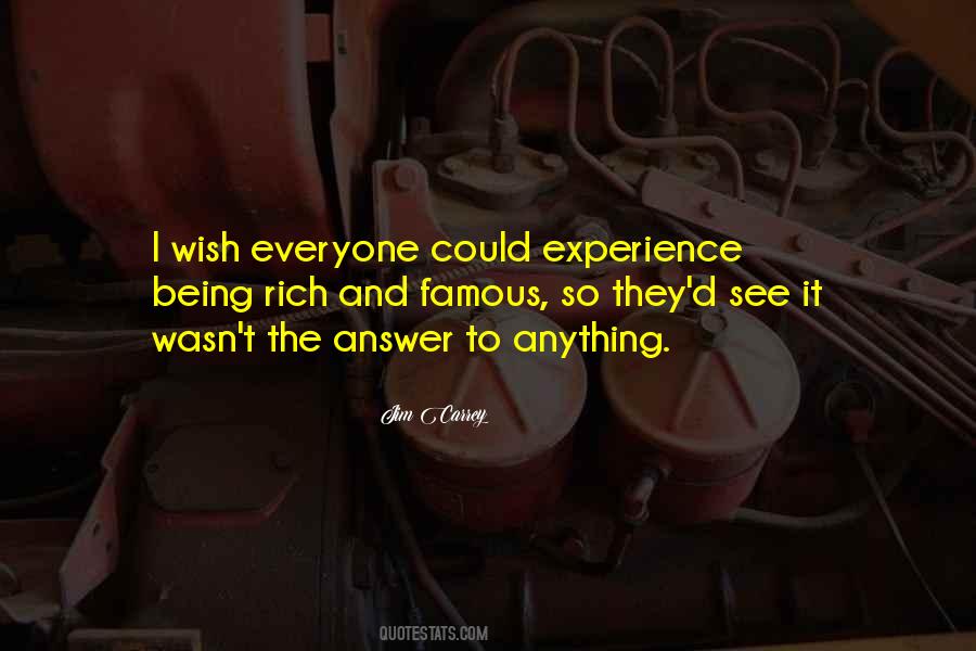 Being Rich Quotes #1503114