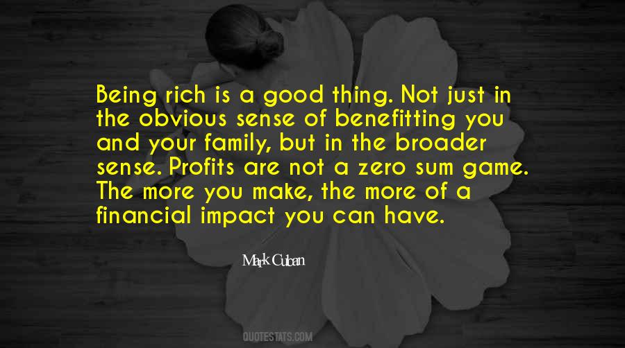 Being Rich Quotes #1720918