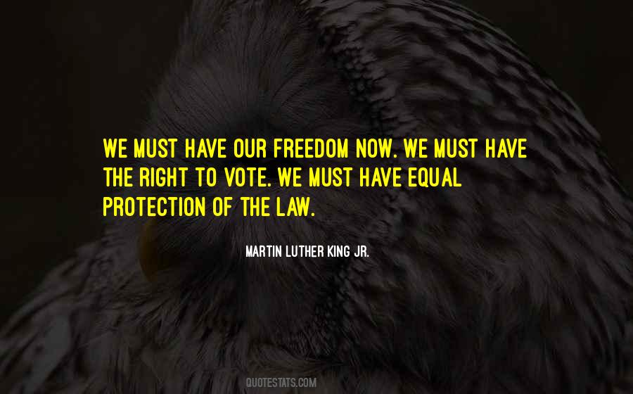 Quotes About Equal Protection #1447762
