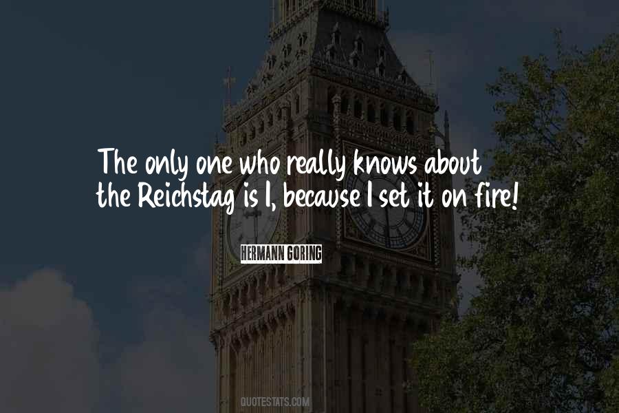 Quotes About The Reichstag Fire #949984