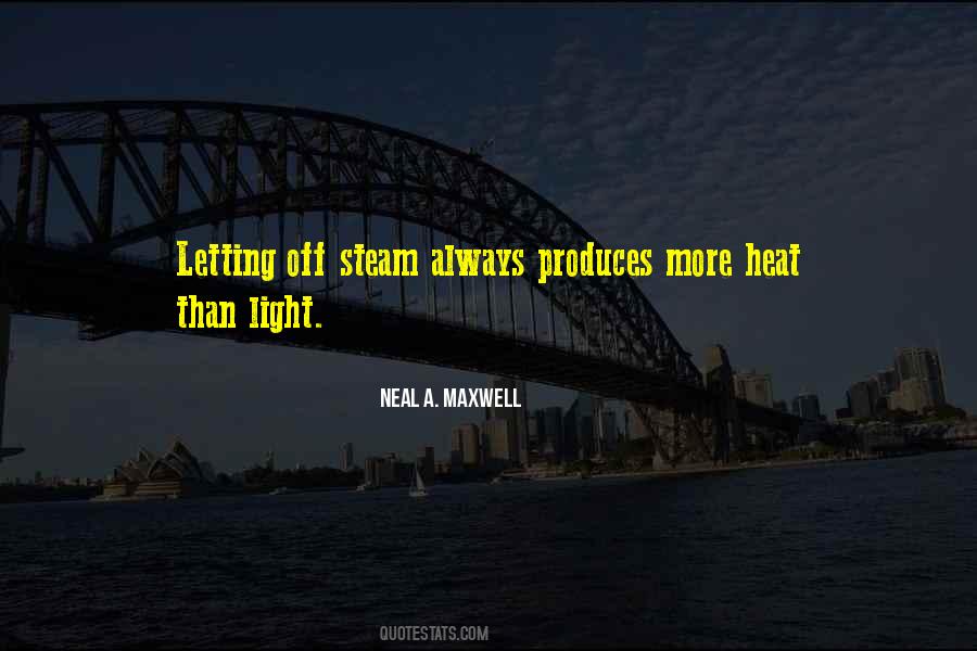 Quotes About Letting Off Steam #325707