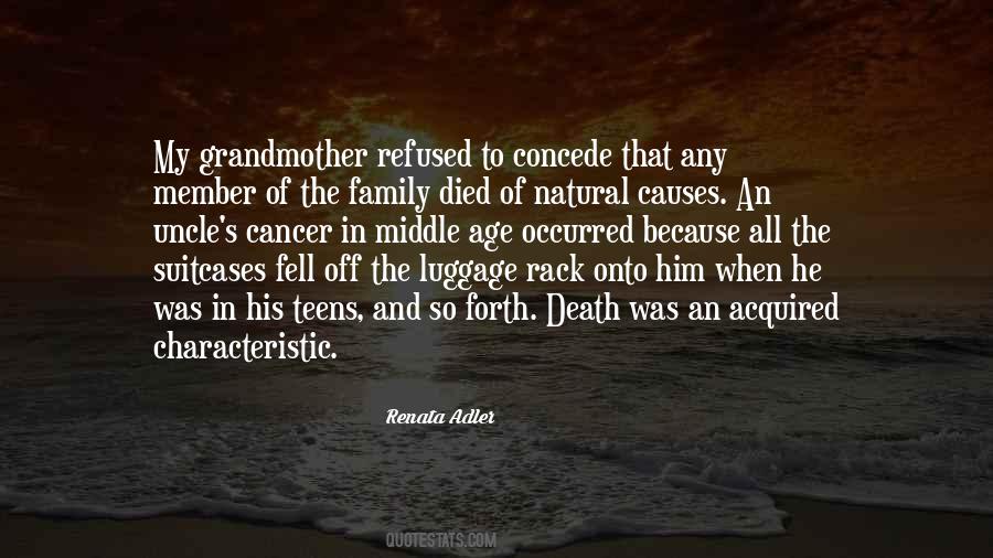 Quotes About Death Of A Family Member #824014