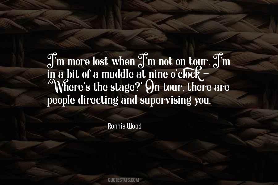 Quotes About Stage Directing #1825356