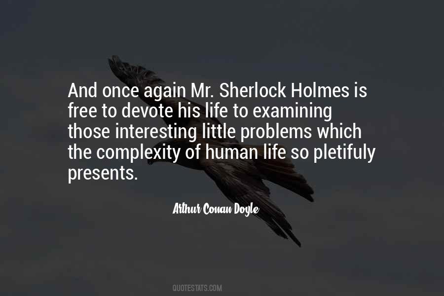 Mr Sherlock Holmes Quotes #1360513