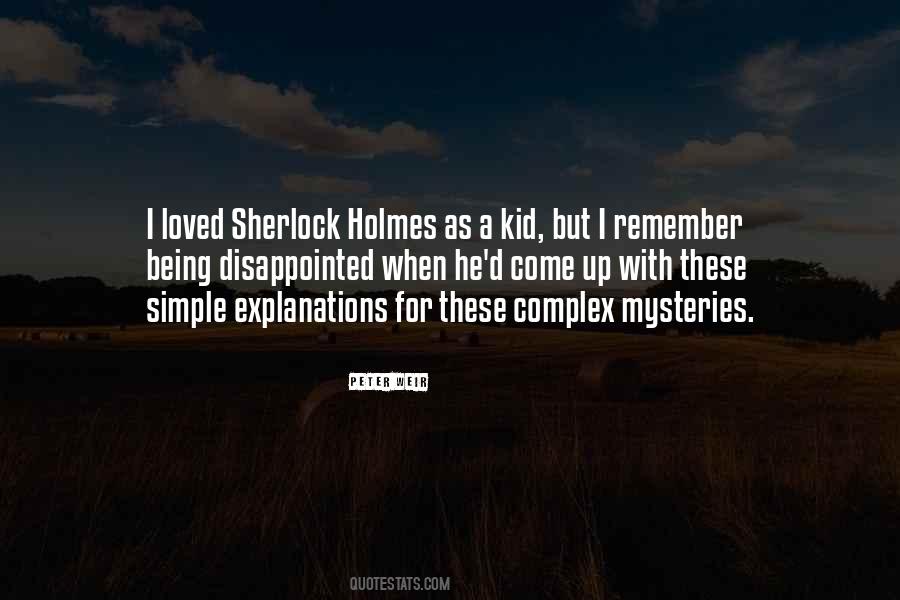 Mr Sherlock Holmes Quotes #206499