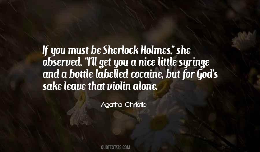 Mr Sherlock Holmes Quotes #97325