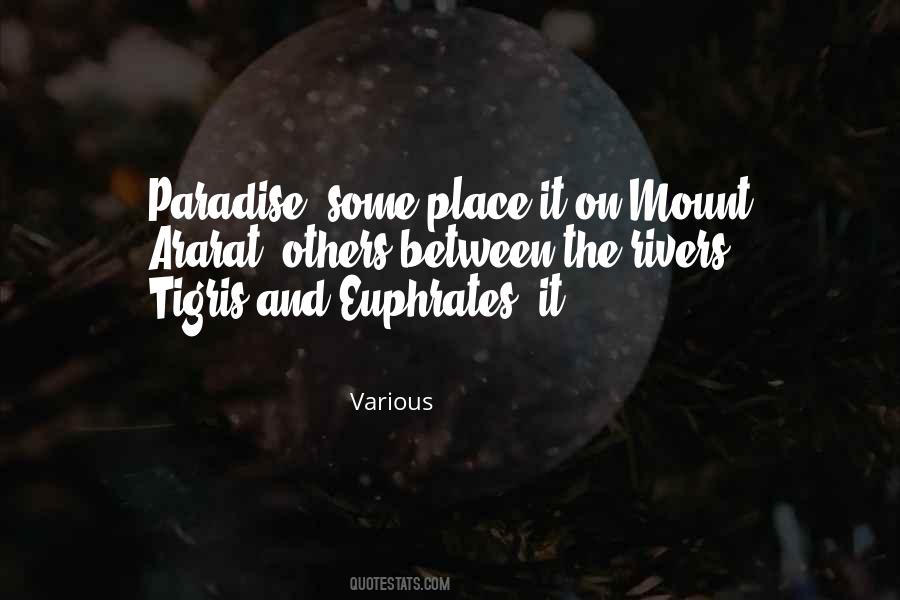 Quotes About Mount Ararat #1540213