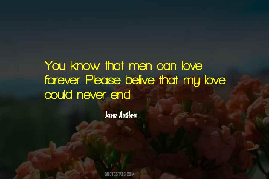 Never Endless Love Quotes #1338841