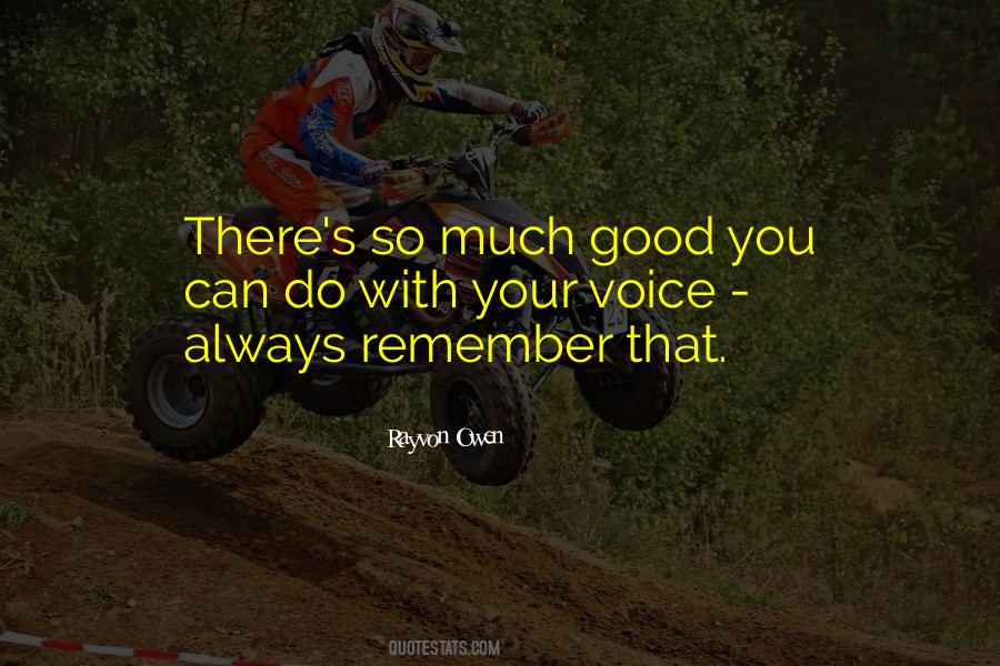 Quotes About Rayvon #1047911