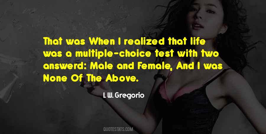 Quotes About Multiple Choice #1066557