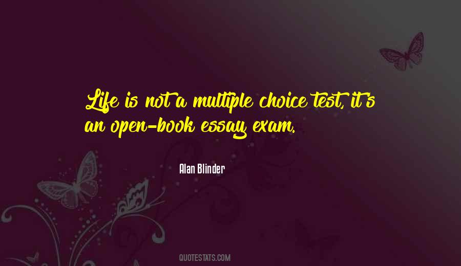 Quotes About Multiple Choice #1360239