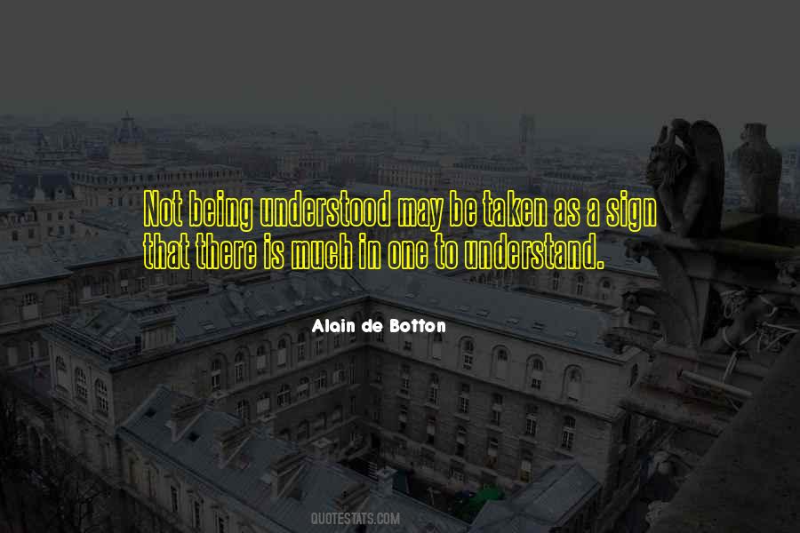 Quotes About Not Being Understood #978225