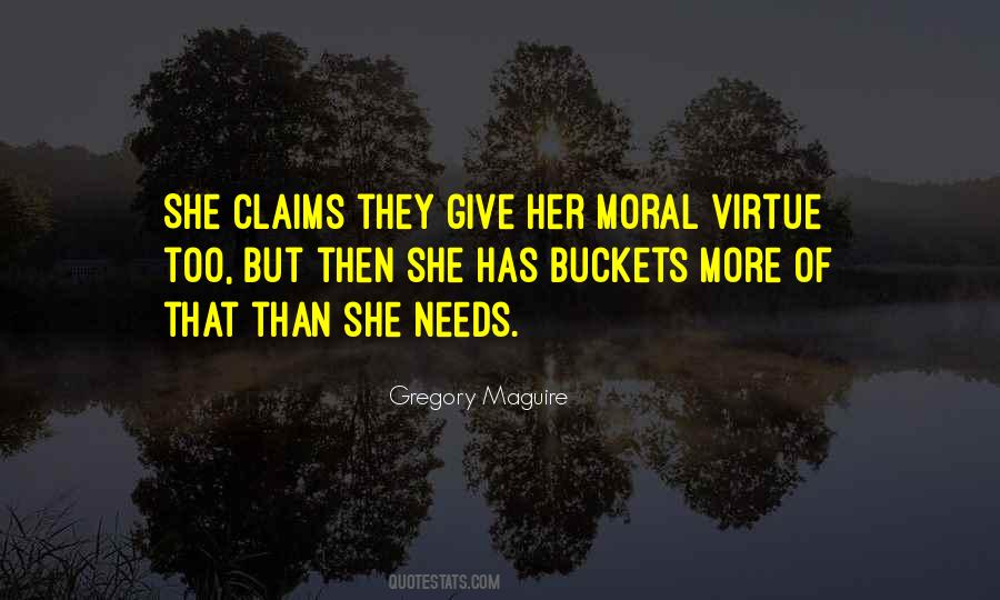 Moral Virtue Quotes #1734514