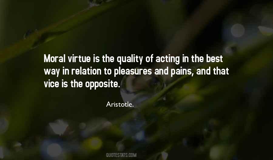 Moral Virtue Quotes #236815