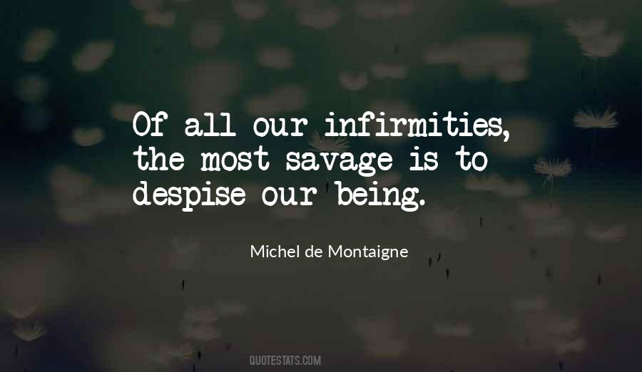 Quotes About Infirmities #901567