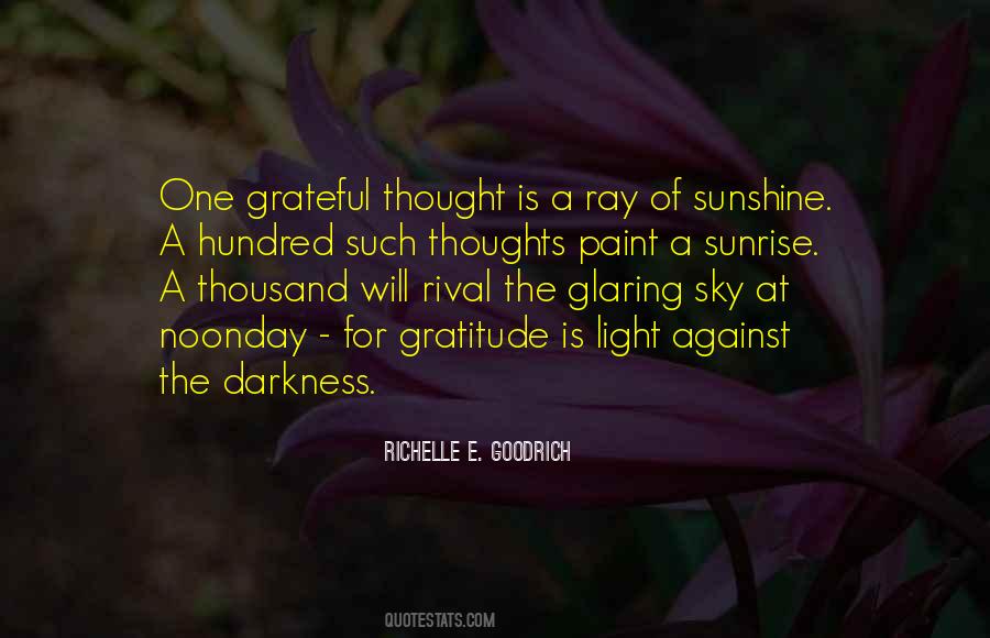 Quotes About Ray Of Sunshine #1763497