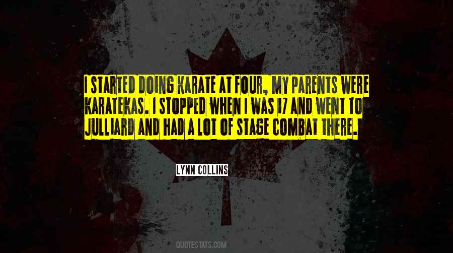 Quotes About Stage Combat #928839