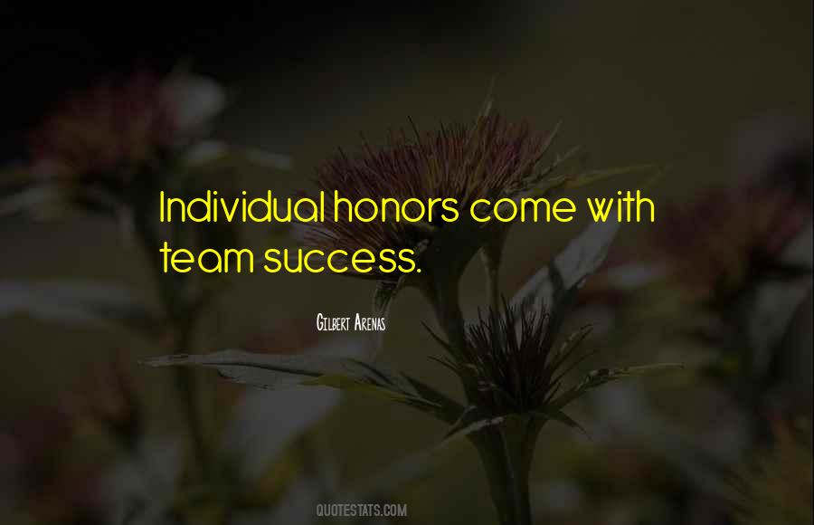 Quotes About Individual Success #1381292