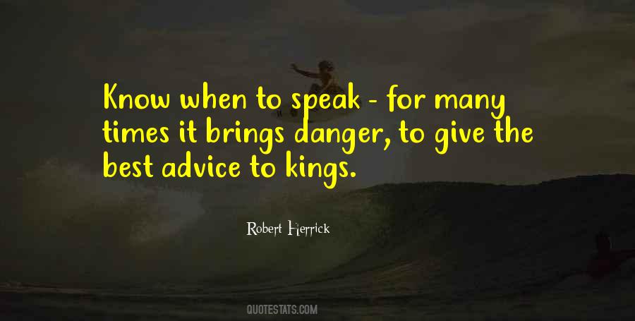 Know When To Speak Quotes #388229