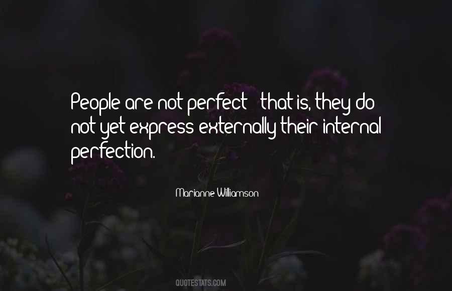 People Are Not Perfect Quotes #1537189