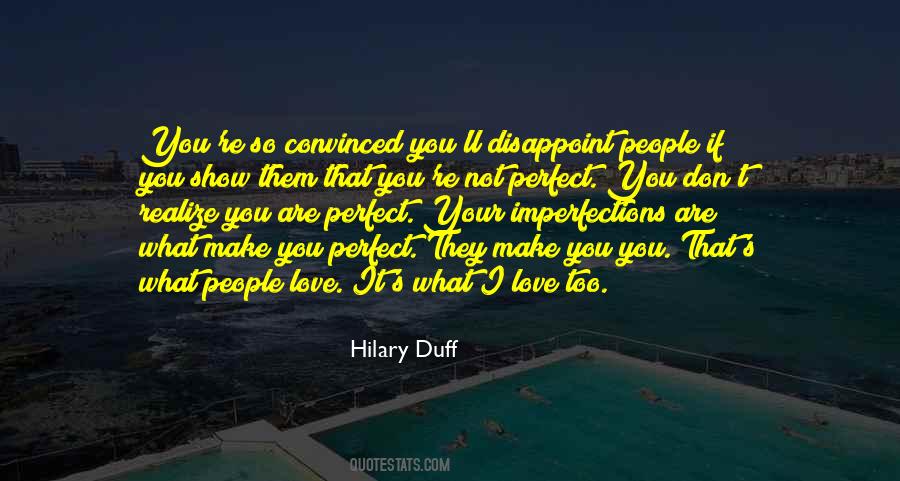 People Are Not Perfect Quotes #966836
