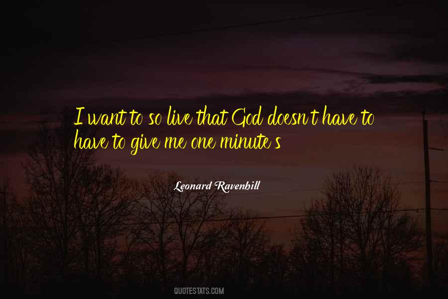 Quotes About Ravenhill #412146