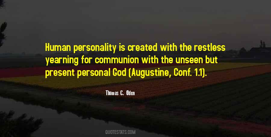 Personal God Quotes #1187563