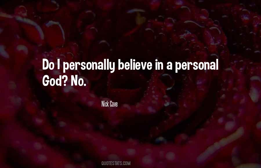 Personal God Quotes #1329022