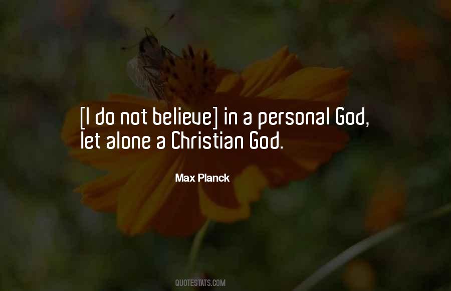 Personal God Quotes #1645868