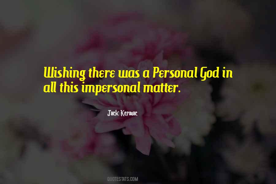 Personal God Quotes #52963