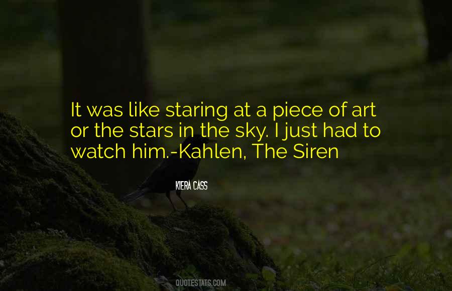 Quotes About Staring At The Sky #1395340