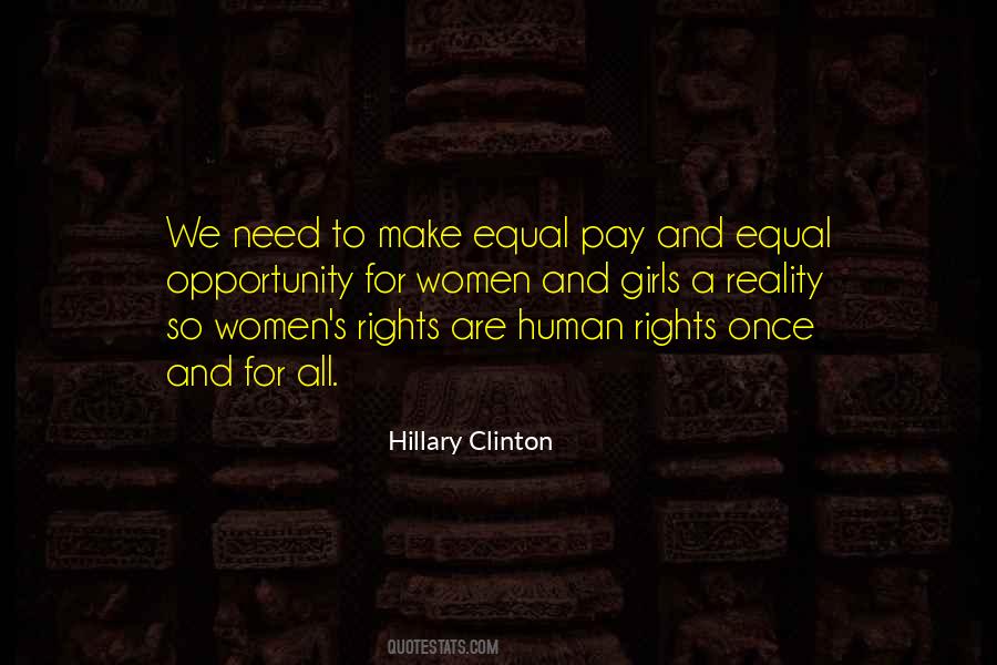 Quotes About Equal Opportunity #758860