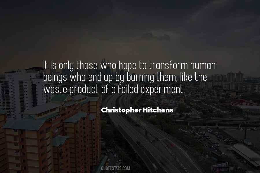 Quotes About Failed Experiment #764075