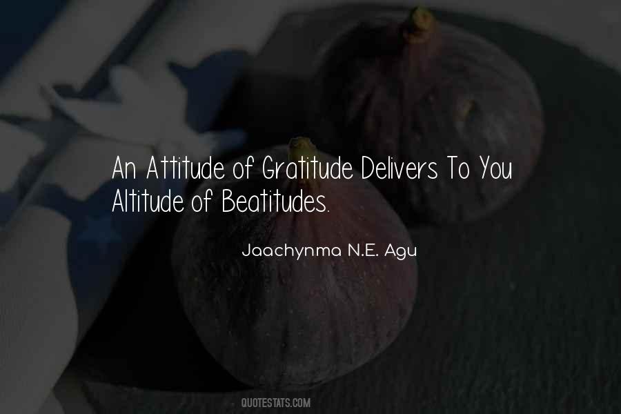 An Attitude Of Gratitude Quotes #1561277