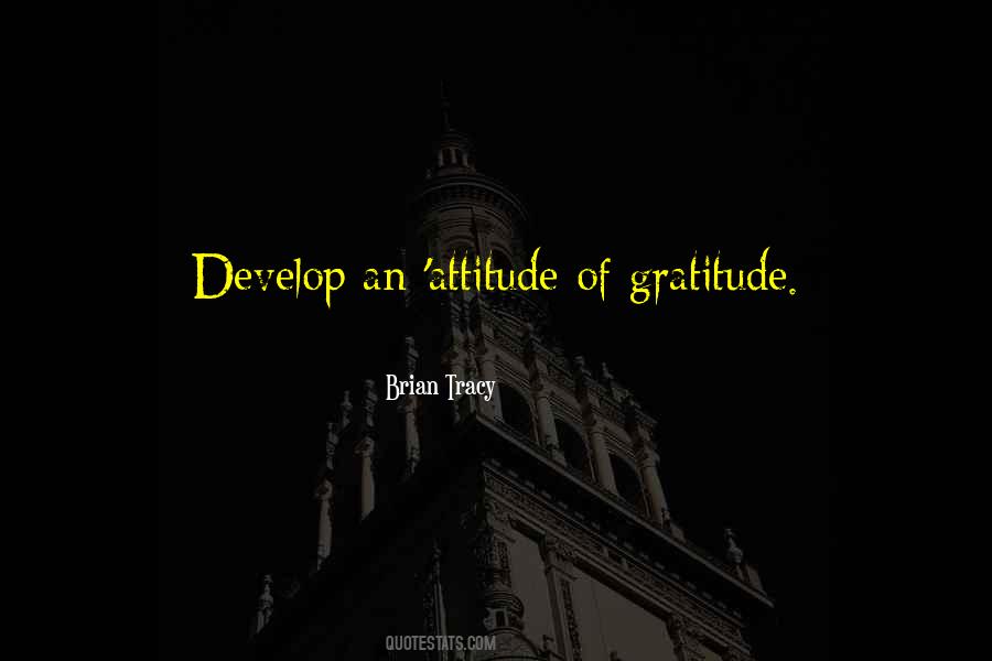 An Attitude Of Gratitude Quotes #1721262