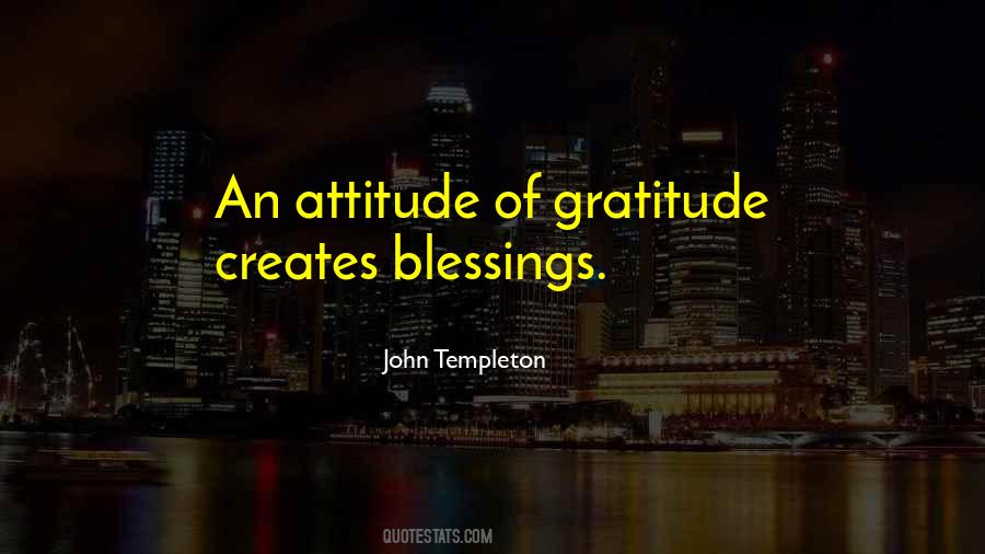 An Attitude Of Gratitude Quotes #335164