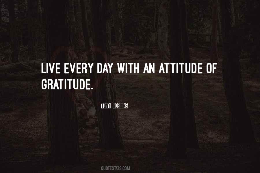 An Attitude Of Gratitude Quotes #581253