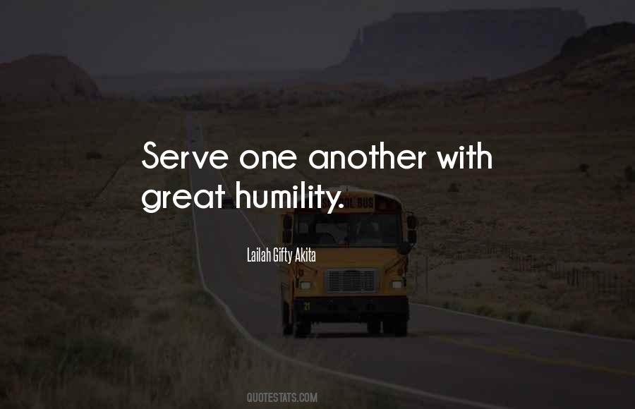 Humility Leadership Quotes #1016786