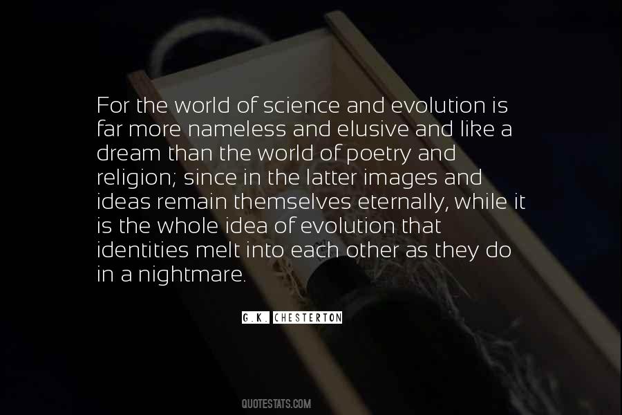 Quotes About Evolution Vs. Religion #501417
