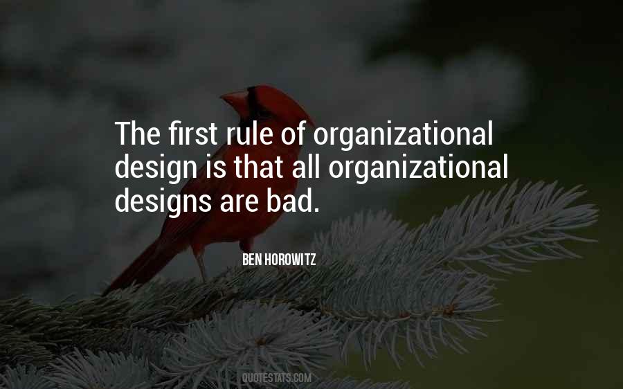 Quotes About Organizational Design #937848