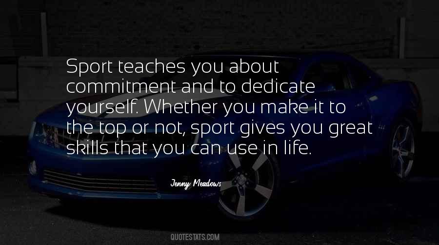 Sports Commitment Quotes #1086646