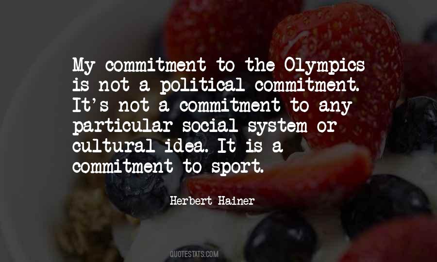Sports Commitment Quotes #1300340