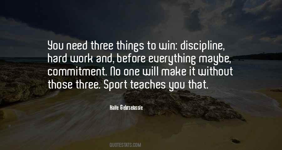 Sports Commitment Quotes #1616162