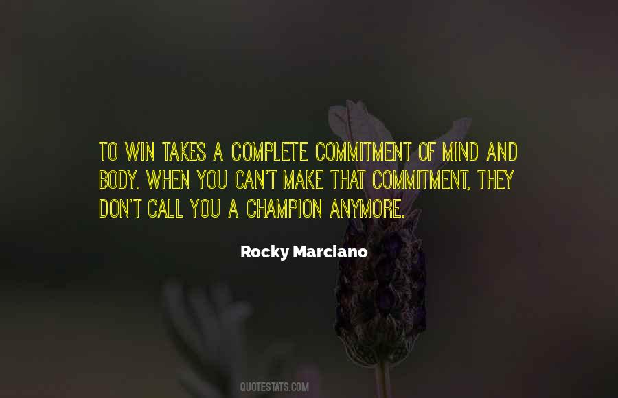 Sports Commitment Quotes #604159