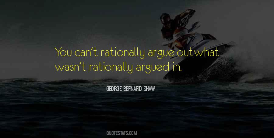 Quotes About Rationally #623992