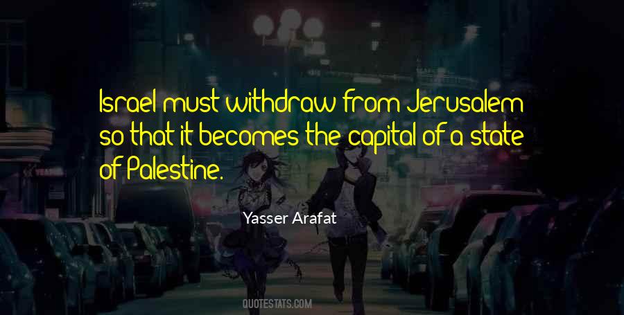 Jerusalem Palestine Quotes #454140