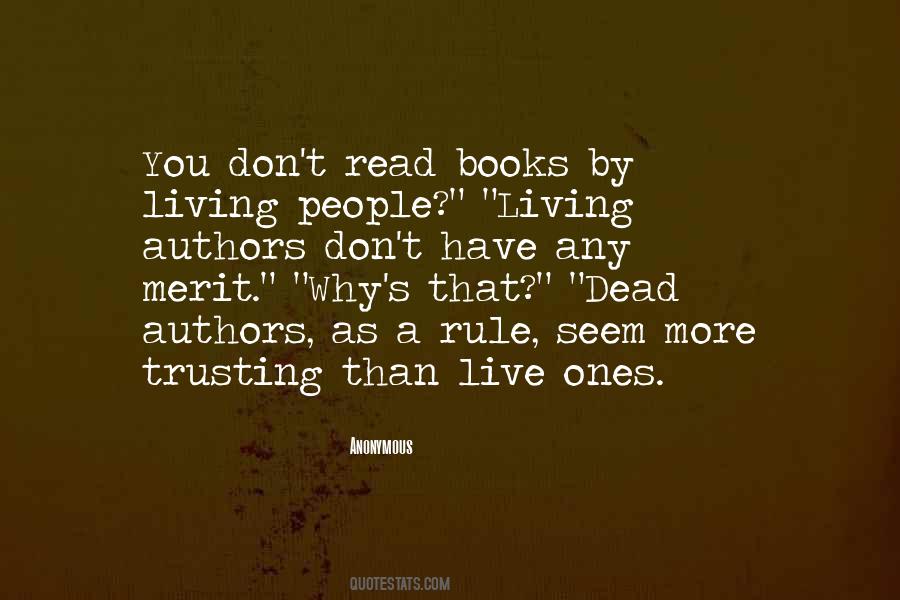 Dead Authors Quotes #1665521