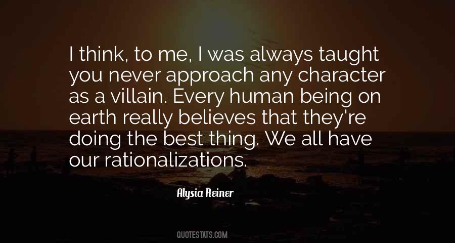 Quotes About Rationalizations #1638247